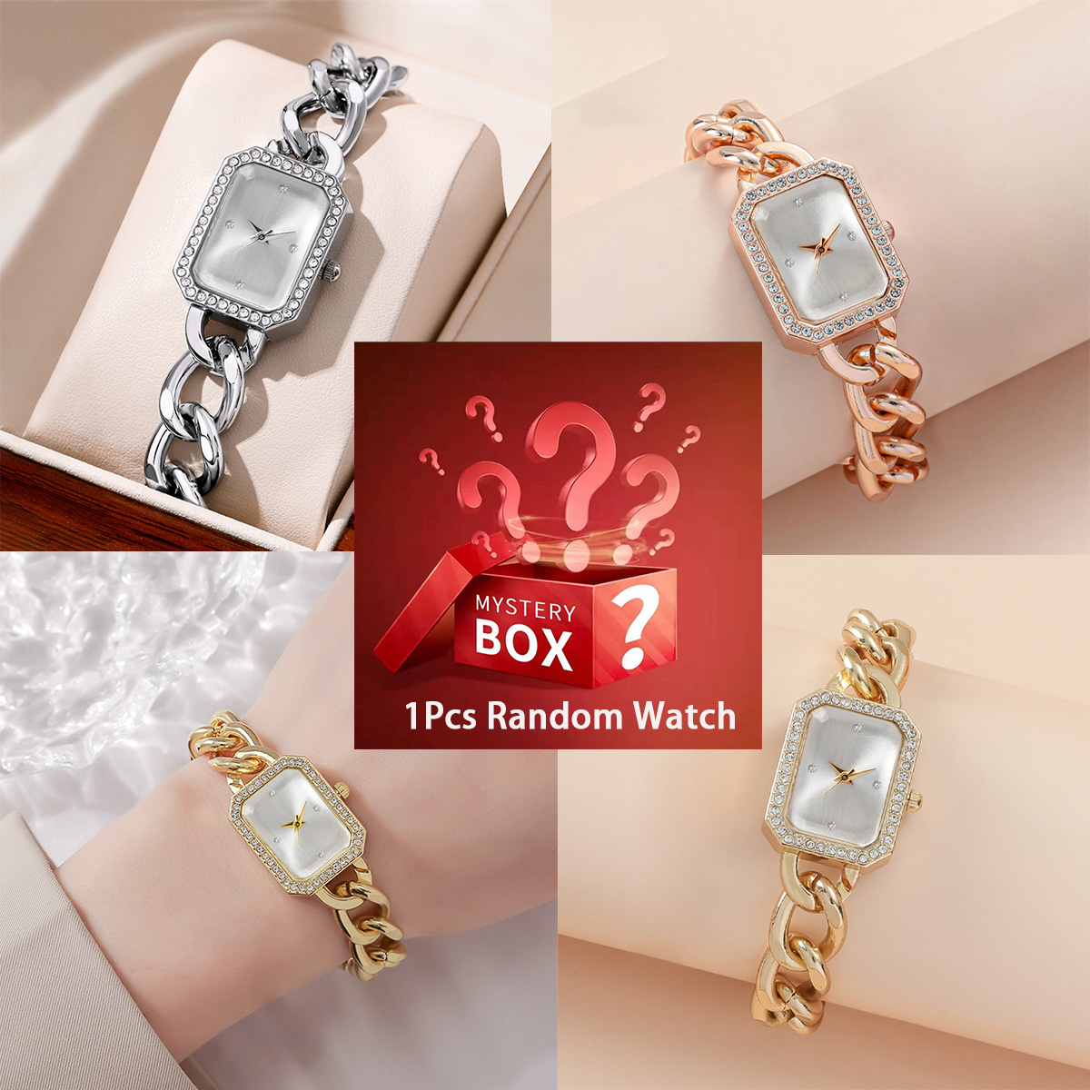 Luxury Watch In Usa - La caja misteriosa contiene 1 reloj