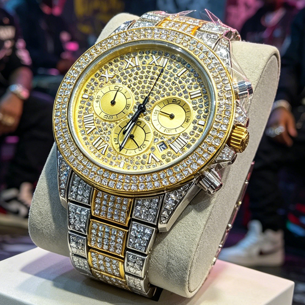 Luxury Watch And Jewelry Brand - Reloj de Cuarzo para Hombre, Sin