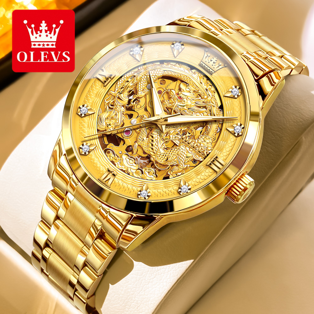 Zen Luxury Watch - OLEVS, reloj automático con esfera de