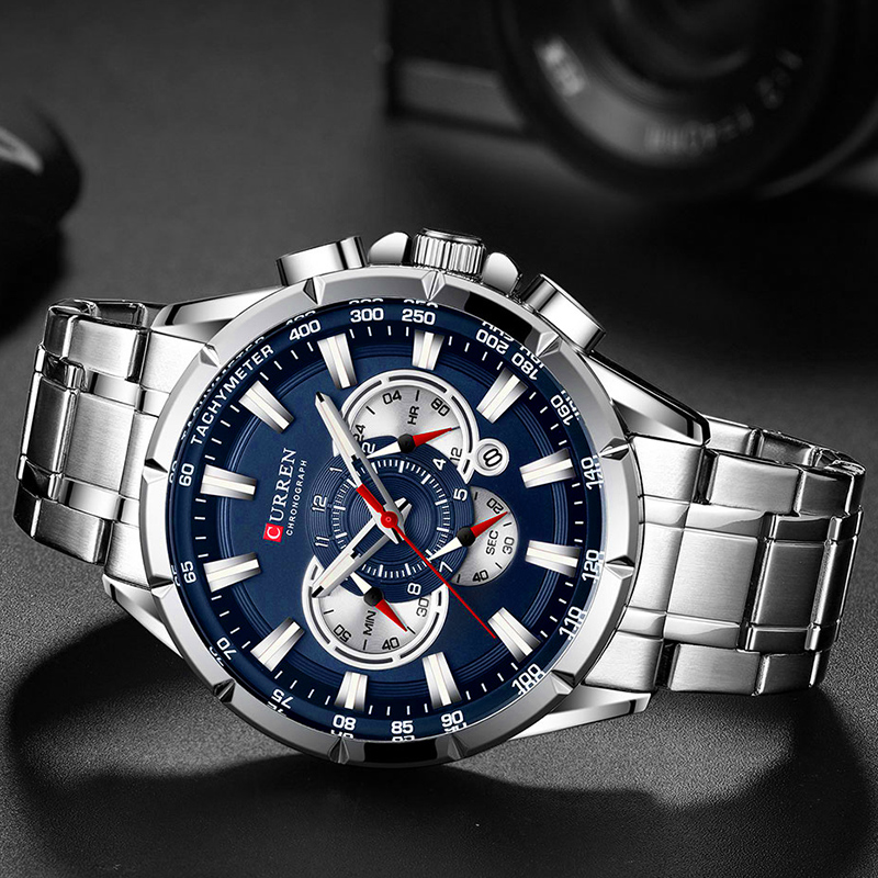 Reloj de pulsera CURREN para h - Zen Luxury Watch reseña y precio