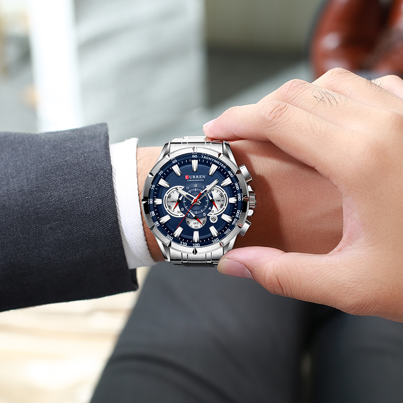 Reloj de pulsera CURREN para h - Zen Luxury Watch reseña y precio