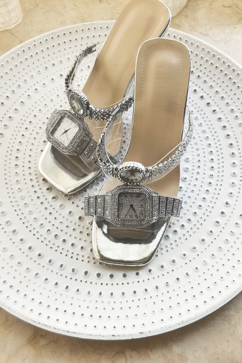 Sandalias de tacón alto con re - Luxury Watch In Usa reseña y precio