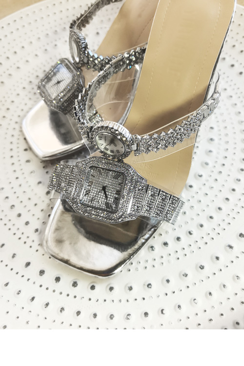 Sandalias de tacón alto con re - Luxury Watch In Usa reseña y precio