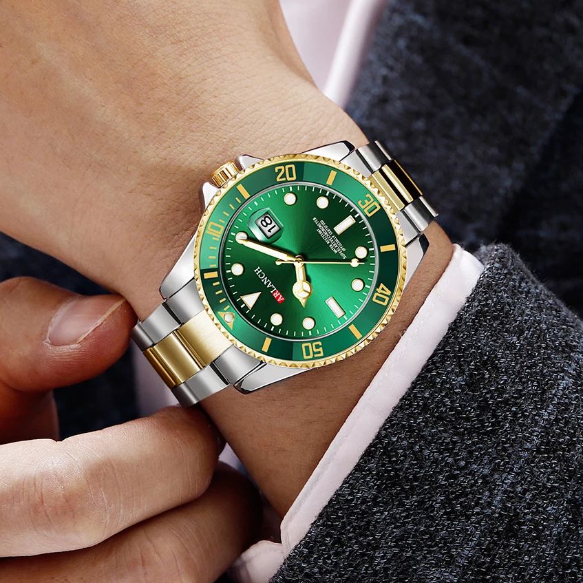 Relojes de Cuarzo de Lujo para - Luxury Watch Green Dial reseña y precio