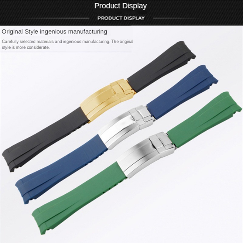 Reloj de goma para Rolex, negr - Luxury Watch Green Dial reseña y precio