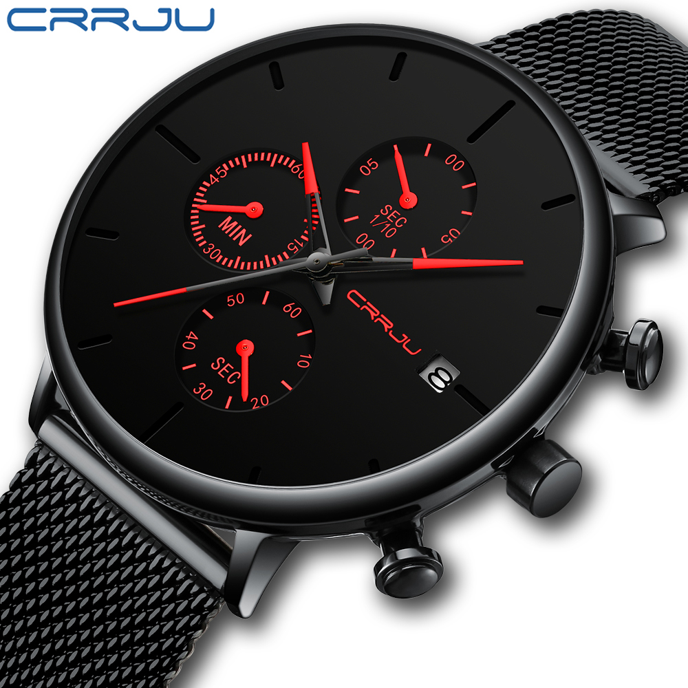 Relojes CRRJU para hombre, rel - Luxury Watch Cheap reseña y precio
