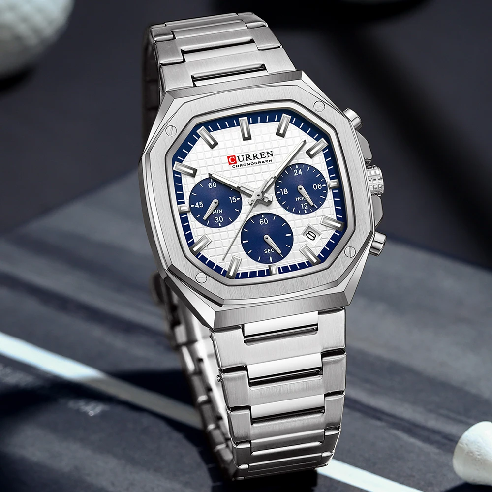CURREN – reloj curren para hom - Zen Luxury Watch reseña y precio